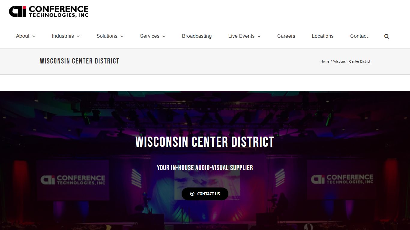 Wisconsin Center District - Conference Technologies, Inc.